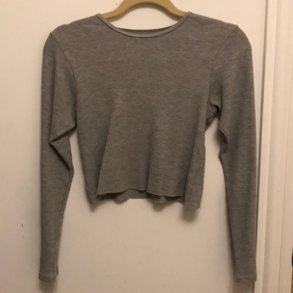 Brandy Melville Long sleeve Waffle Top
